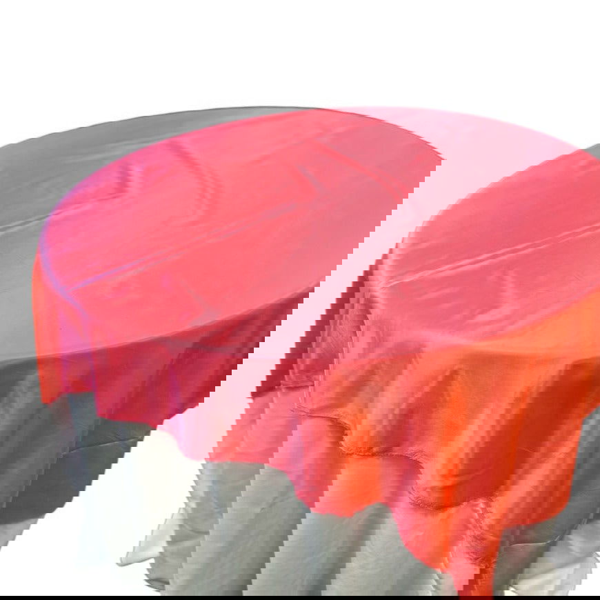 Neon pink Table Overlay Satin 58 X 58 Inches - New Star Fabric