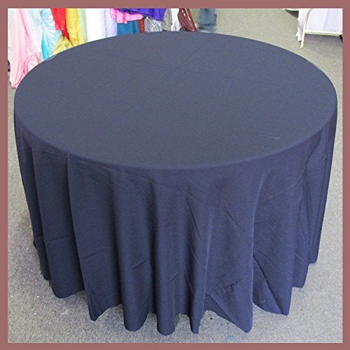 Poly Poplin Round Polyester Tablecloth - 108 Inch Linen - New Star Fabrics