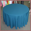 Poly Poplin Round Polyester Tablecloth - 120 Inch Linen - New Star Fabrics