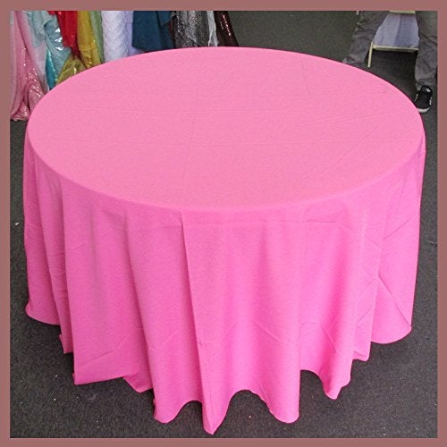 Poly Poplin Round Polyester Tablecloth - 120 Inch Linen - New Star Fabrics