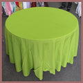 Poly Poplin Round Polyester Tablecloth - 120 Inch Linen - New Star Fabrics