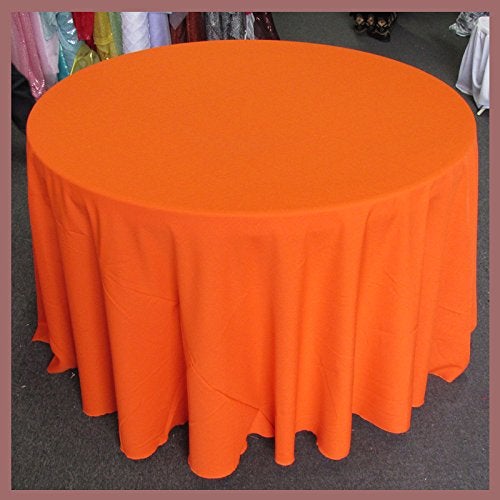 Poly Poplin Round Polyester Tablecloth - 120 Inch Linen - New Star Fabrics