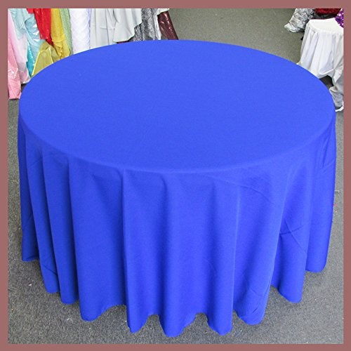 Poly Poplin Round Polyester Tablecloth - 132 Inch Linen - New Star Fabrics