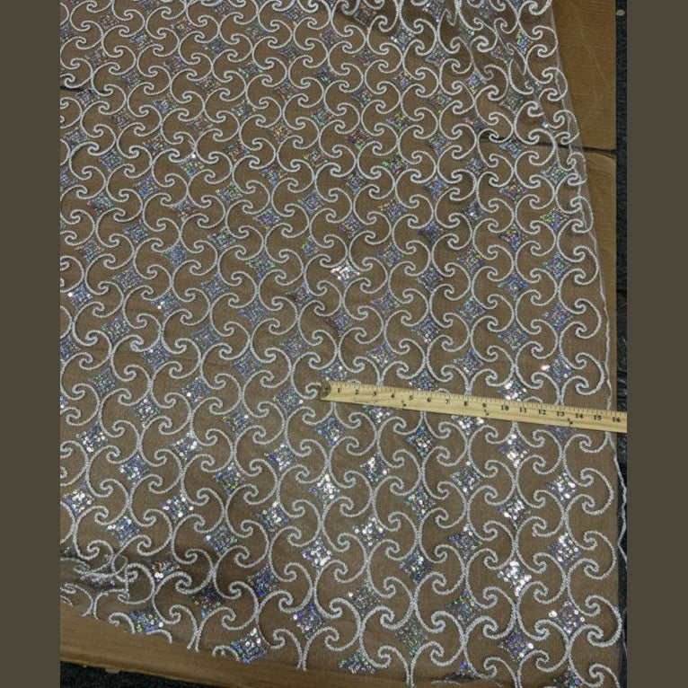 Pyramid Lace Fabric by the Yards - New Star Fabrics