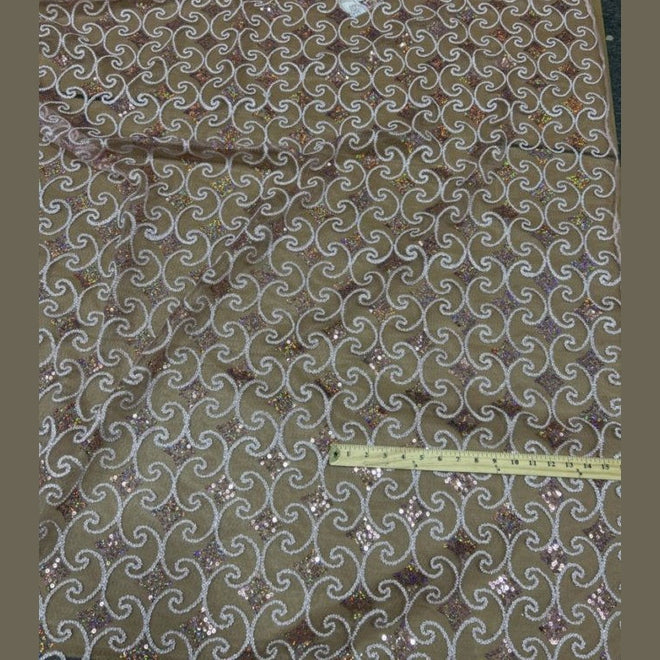 Pyramid Lace Fabric by the Yards - New Star Fabrics