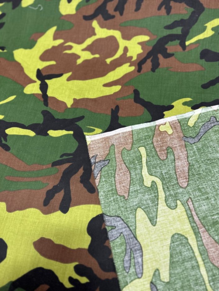 Camouflage Poly Cotton Fabric by the yard 58 inched