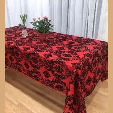 Rectangle Damask Taffeta Tablecloth - New Star Fabrics