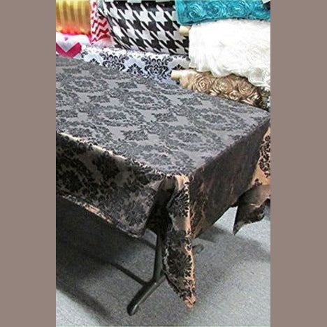 Rectangle Damask Taffeta Tablecloth - New Star Fabrics