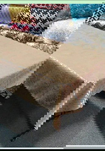 Rectangle Damask Taffeta Tablecloth - New Star Fabrics