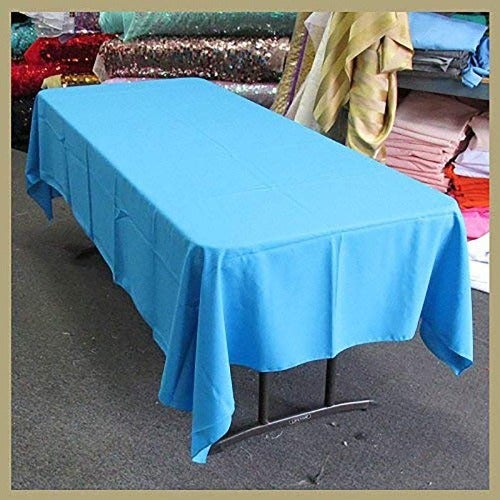 Rectangle Poly Poplin Tablecloth 60 by 108 inches - New Star Fabrics