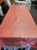 Rectangle Sequin Taffeta Tablecloth 55 by 108 inches - New Star Fabrics