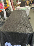 Rectangle Sequin Taffeta Tablecloth 55 by 108 inches - New Star Fabrics