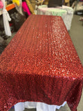 Rectangle Sequin Taffeta Tablecloth 55 by 108 inches - New Star Fabrics