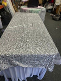 Rectangle Sequin Taffeta Tablecloth 55 by 108 inches - New Star Fabrics