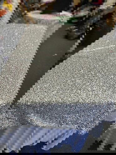 Rectangle Sequin Taffeta Tablecloth 55 by 108 inches - New Star Fabrics