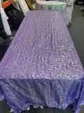 Rectangle Sequin Taffeta Tablecloth 55 by 108 inches - New Star Fabrics