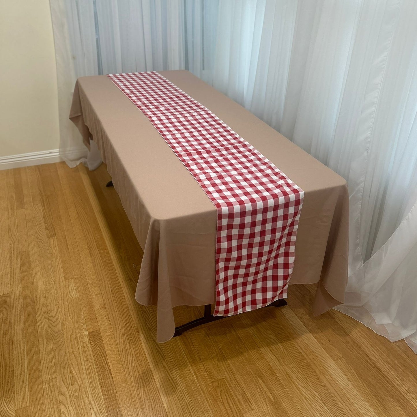 Buffalo Plaid Checkered Table Runner 14 inches by 108 inches