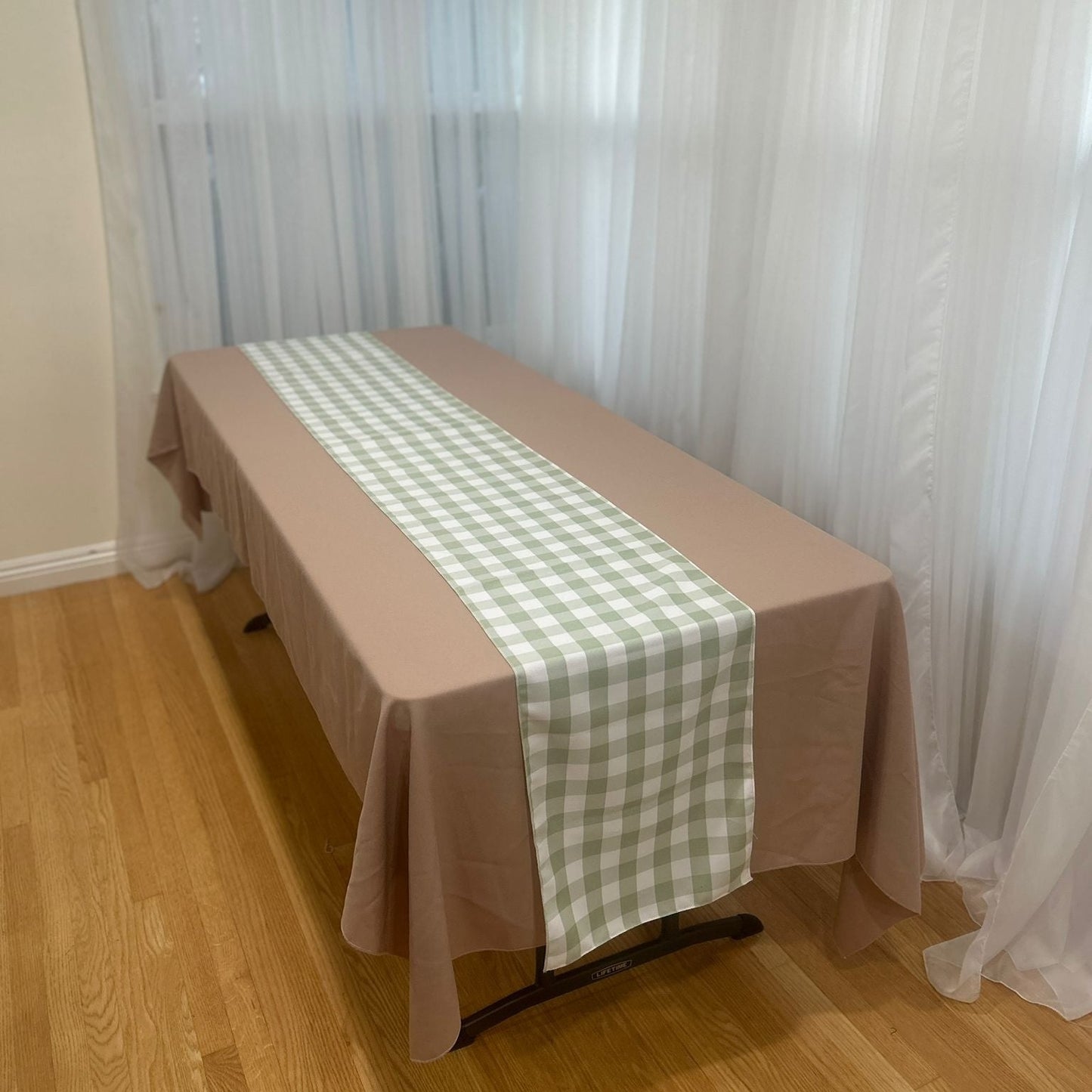 Buffalo Plaid Checkered Table Runner 14 inches by 108 inches