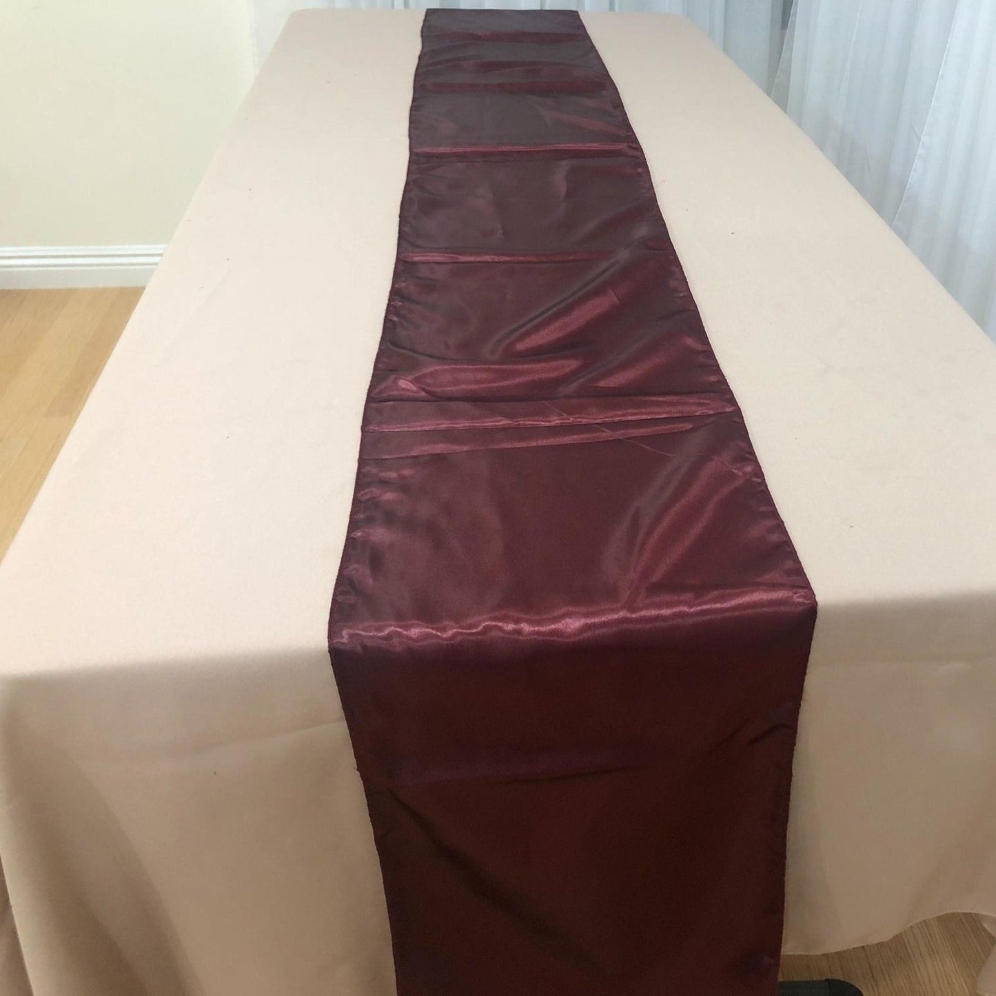 Satin Table Runners 12 by 108 inch - New Star Fabrics