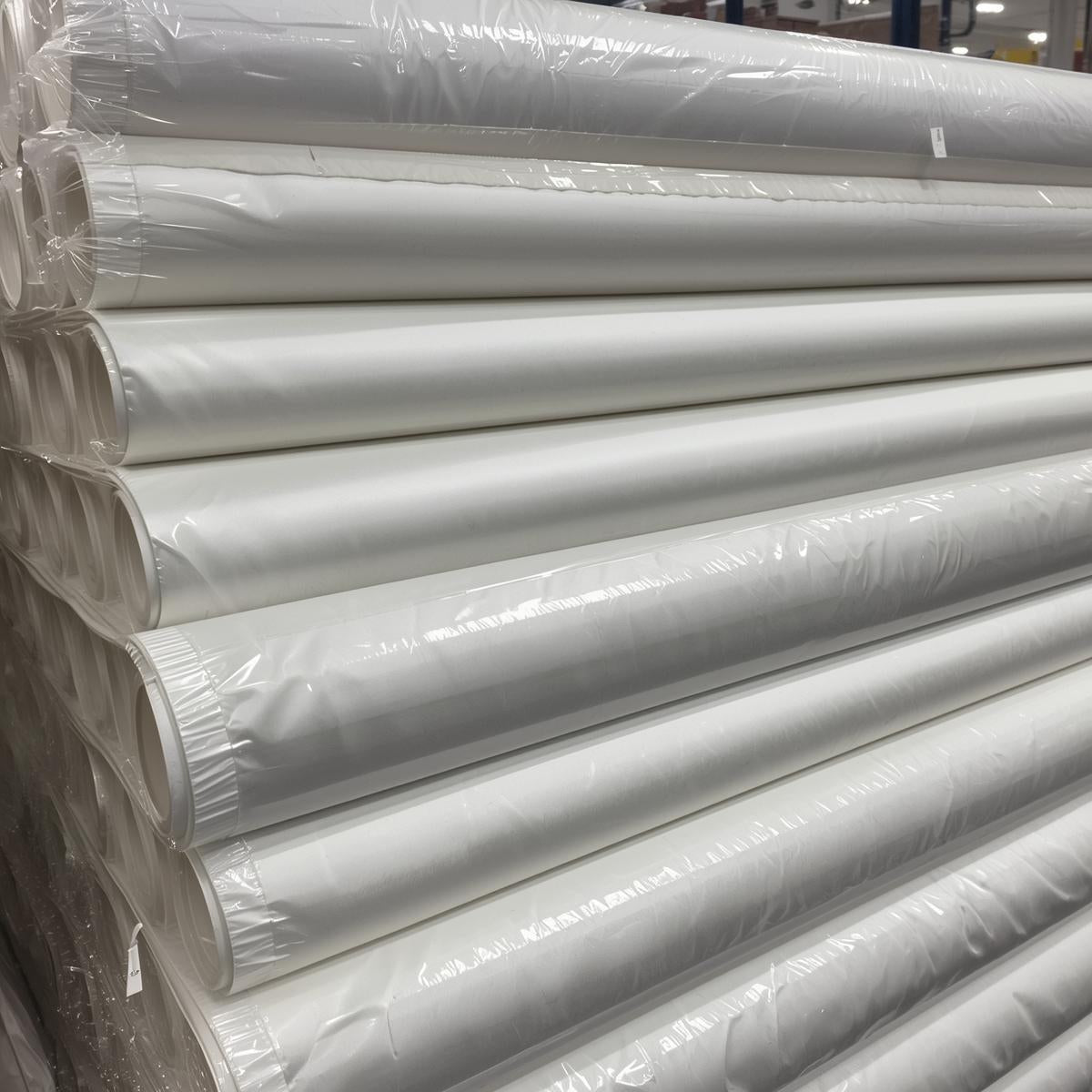 Wholesale White Satin Fabric Roll – 50 Yards | Glossy, Smooth, Draping Fabric for Events & Decorations