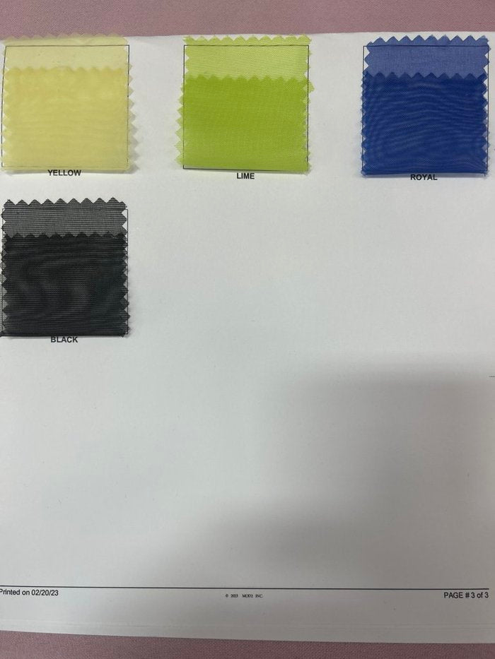 Sheer Voile (118'') by the yard - New Star Fabrics