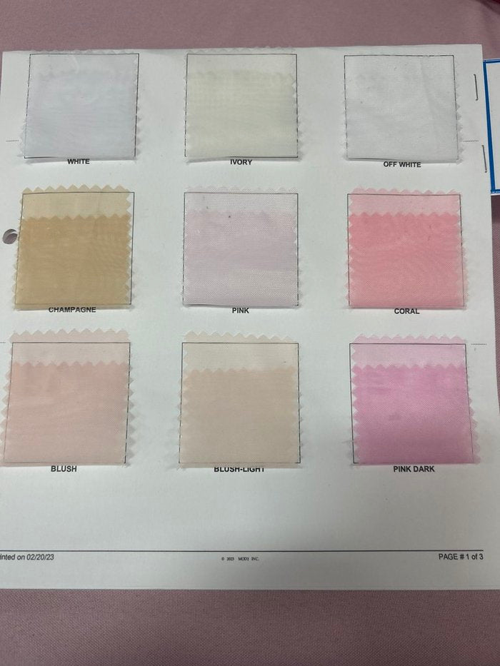 Sheer Voile (118'') by the yard - New Star Fabrics