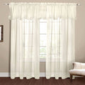 Sheer Voile Chiffon Curtain - 110 W x 90 L - New Star Fabrics