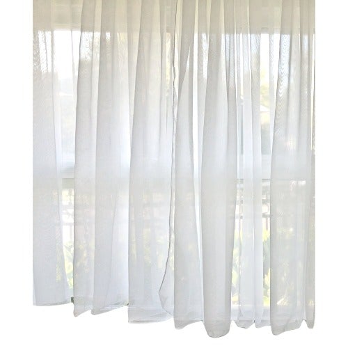 Sheer Voile Chiffon Curtain 115 W x 40 L - New Star Fabrics