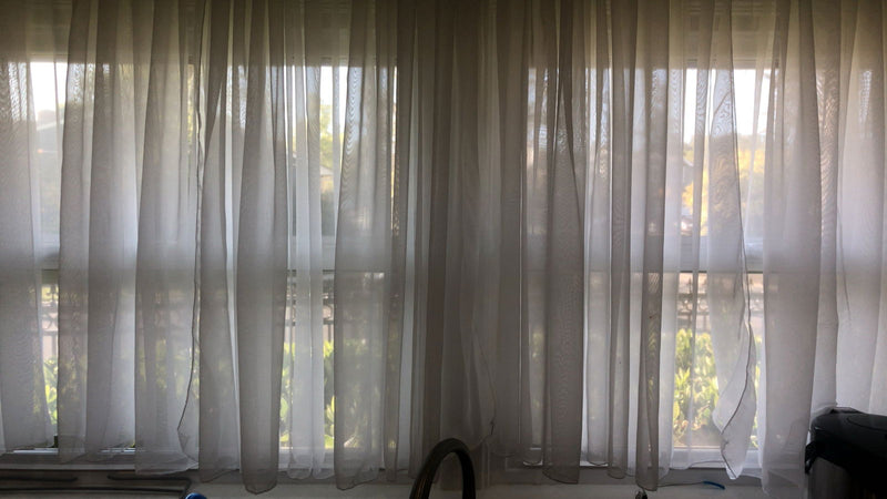 Sheer Voile Chiffon Curtain 115 W x 40 L - New Star Fabrics