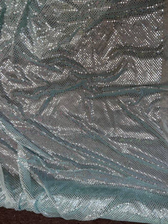 Small Dot Confetti Sequin Fabric - 45" Wide - Sold by the Yard - New Star Fabrics