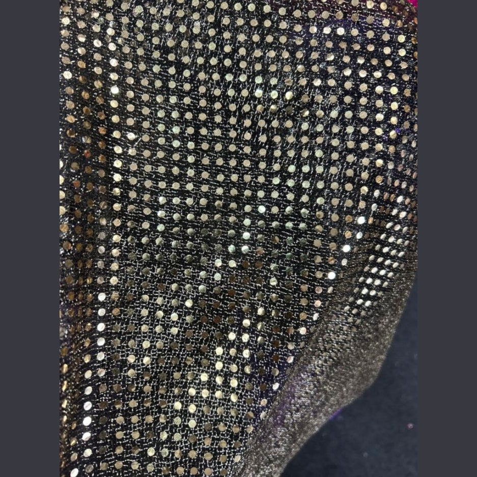 Small Dot Confetti Sequin Fabric - 45" Wide - Sold by the Yard - New Star Fabrics