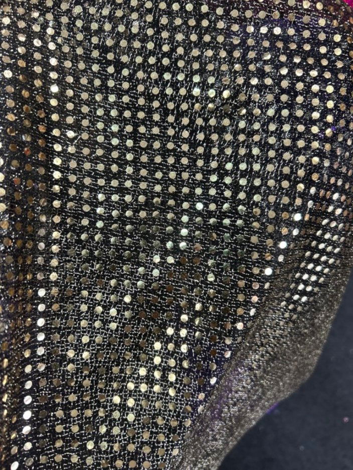 Small Dot Confetti Sequin Fabric - 45" Wide - Sold by the Yard - New Star Fabrics