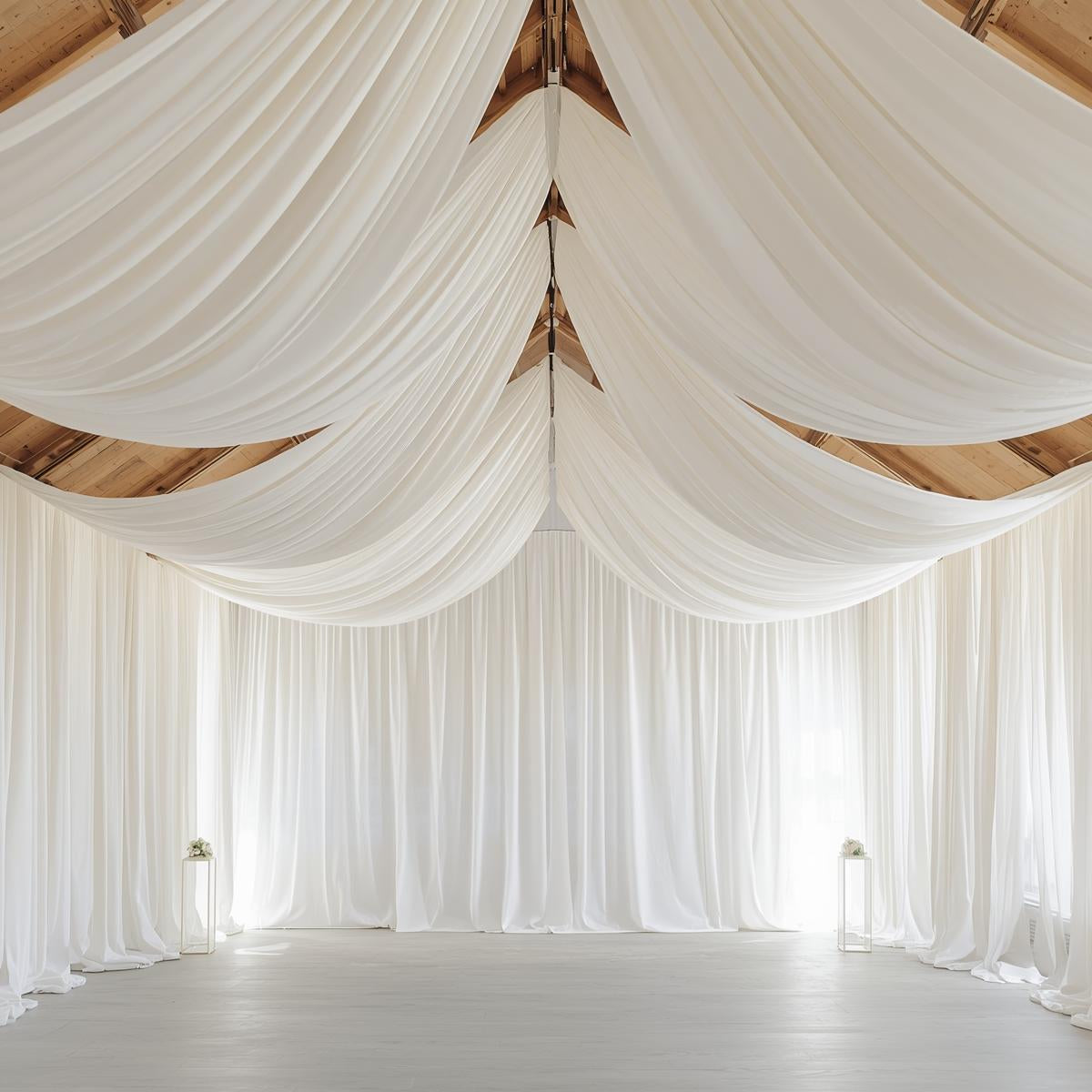 Voile Fabric – Pre-Cut Panels, Light & Airy 10 feet Wide