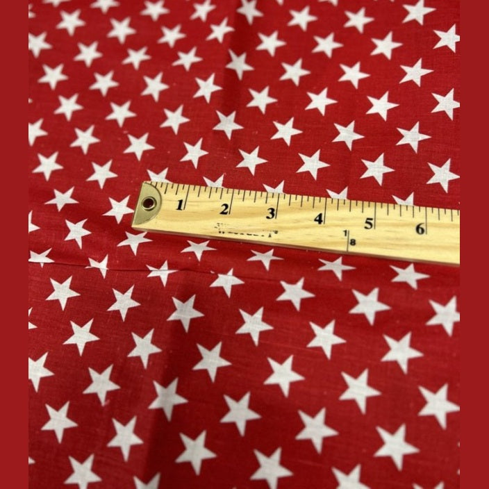 Star Print Poly Cotton Fabric  60 Inches Wide Fabric  by the yard - New Star Fabrics