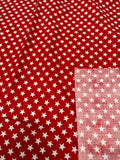 Star Print Poly Cotton Fabric  60 Inches Wide Fabric  by the yard - New Star Fabrics