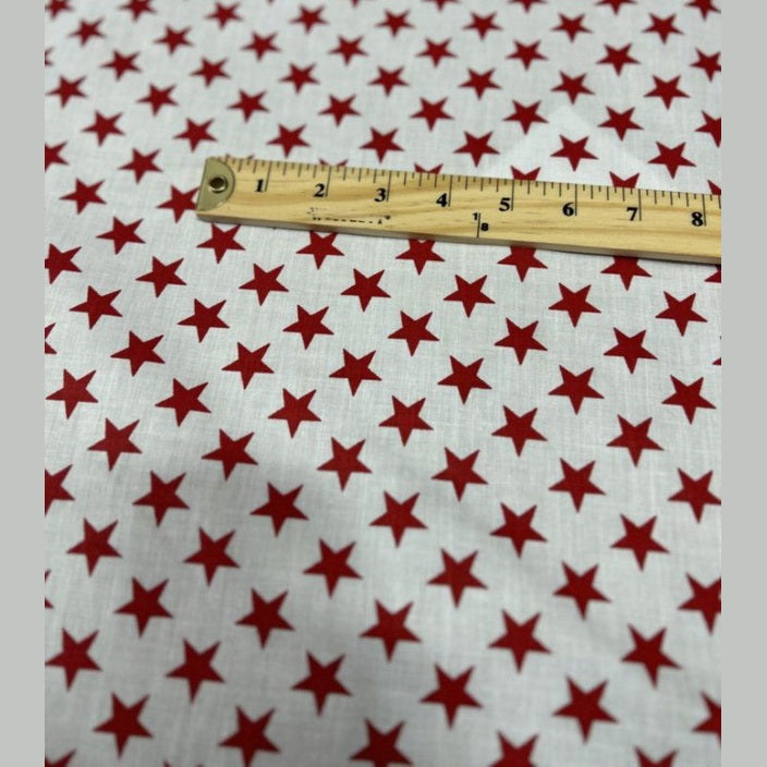 Star Print Poly Cotton Fabric  60 Inches Wide Fabric  by the yard - New Star Fabrics