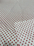 Star Print Poly Cotton Fabric  60 Inches Wide Fabric  by the yard - New Star Fabrics