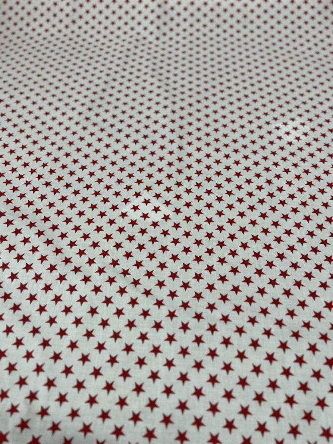 Star Print Poly Cotton Fabric  60 Inches Wide Fabric  by the yard - New Star Fabrics