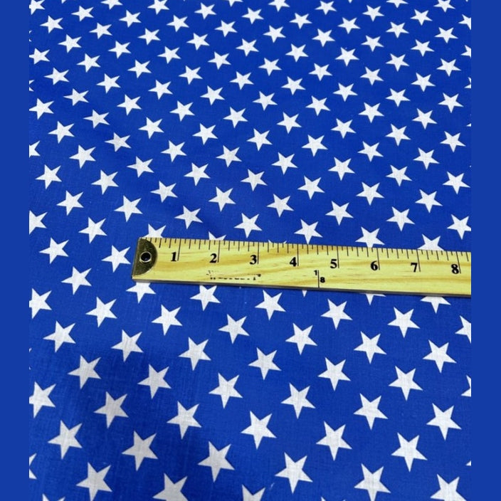 Star Print Poly Cotton Fabric  60 Inches Wide Fabric  by the yard - New Star Fabrics