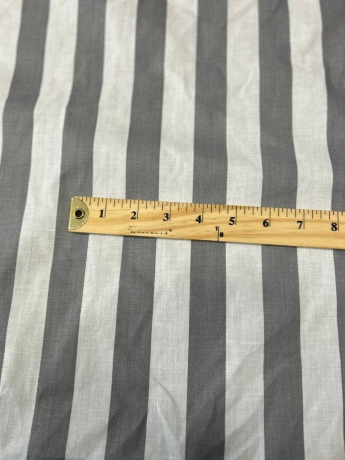 Stripe Print Poly Cotton 1 inch Fabric 60 Inches Wide - New Star Fabrics