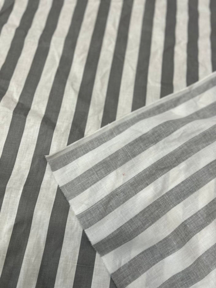Stripe Print Poly Cotton 1 inch Fabric 60 Inches Wide - New Star Fabrics