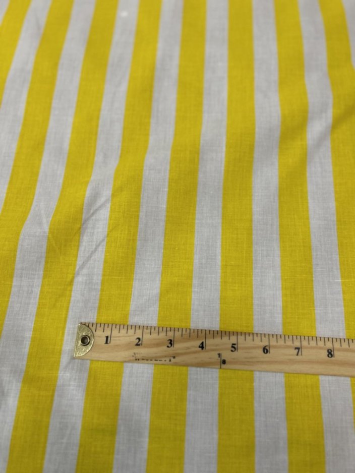 Stripe Print Poly Cotton 1 inch Fabric 60 Inches Wide - New Star Fabrics