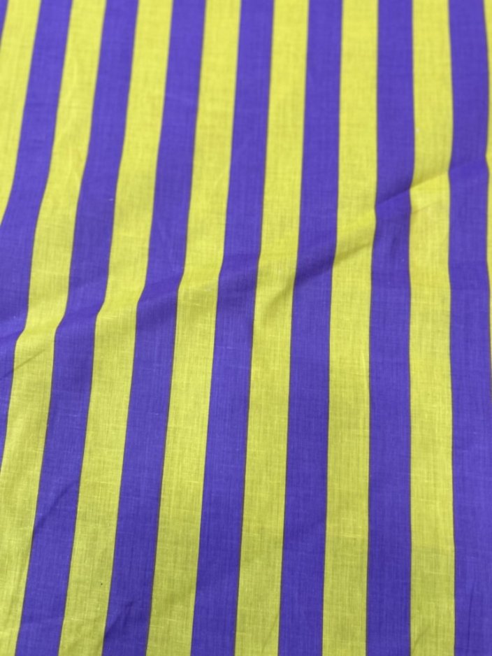 Stripe Print Poly Cotton 1 inch Fabric 60 Inches Wide - New Star Fabrics