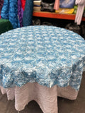 Table Overlay Rose Satin - 55 X 55 inches Square - New Star Fabrics