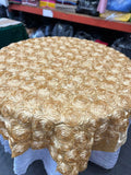 Table Overlay Rose Satin - 55 X 55 inches Square - New Star Fabrics