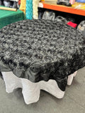 Table Overlay Rose Satin - 55 X 55 inches Square - New Star Fabrics