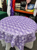 Table Overlay Rose Satin - 55 X 55 inches Square - New Star Fabrics
