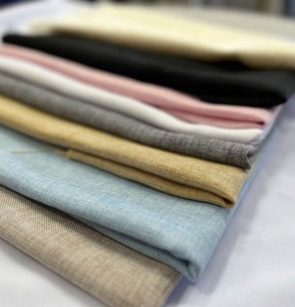 Vintage Linen Two Tone Faux Burlap Texture Tablecloth - New Star Fabrics