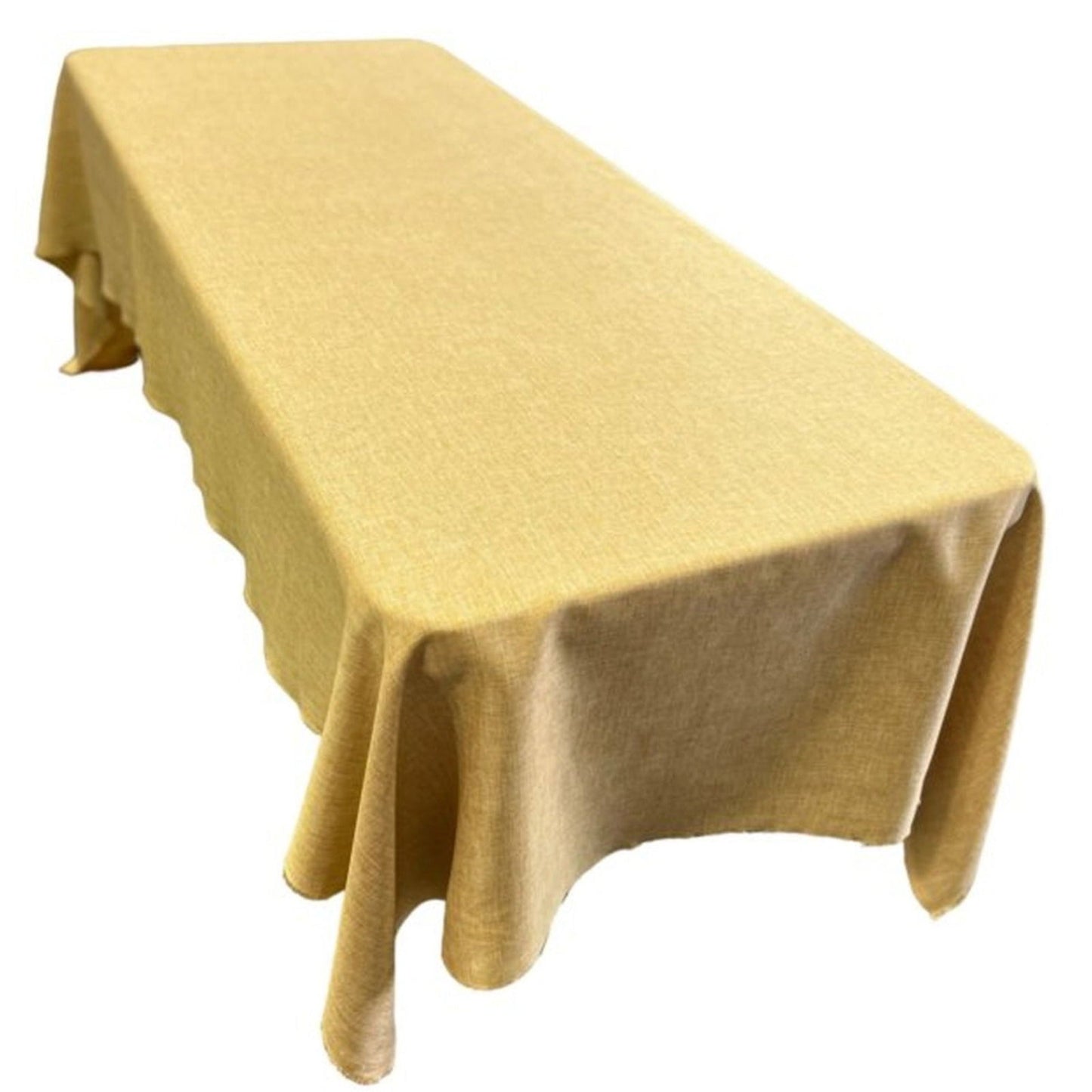 Vintage Linen Two Tone Faux Burlap Texture Tablecloth - New Star Fabrics