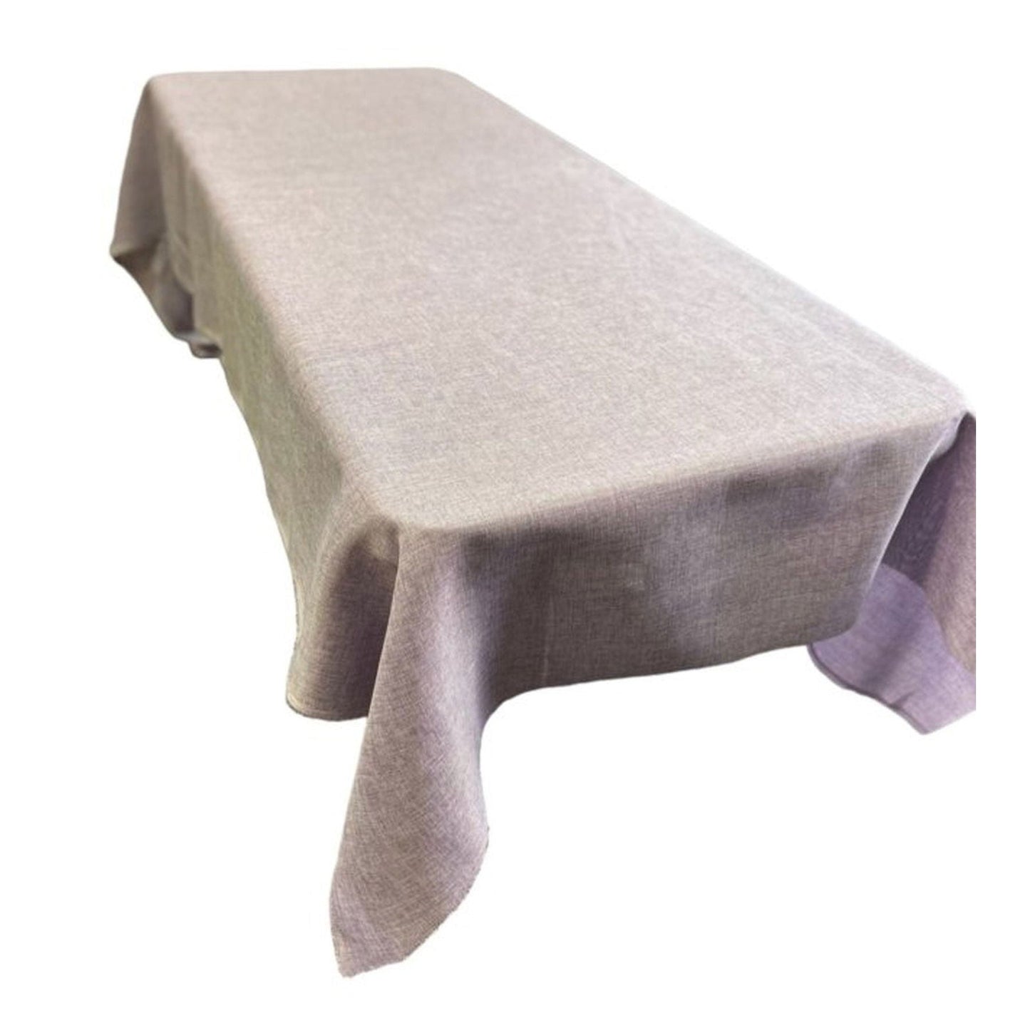 Vintage Linen Two Tone Faux Burlap Texture Tablecloth - New Star Fabrics